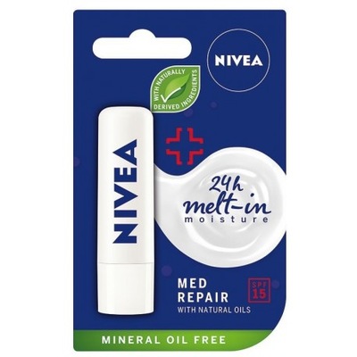 Nivea Med Repair pielęgnująca pomadka do ust 4,8g