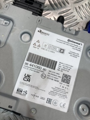 Радио навигация citroen c4 iii 20- 9844106080 фото №1