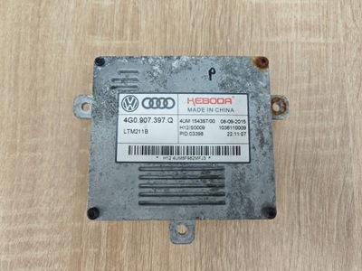 Оригинальный модуль преобразователь led audi a6 c7 4g0907397q 64km фото №1