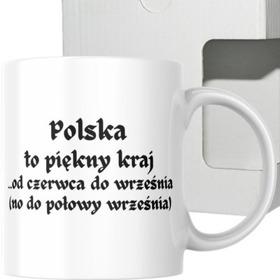 kubek dla fanów SERIALU "1670" serial Polska to piekny kraj od czerwca ...