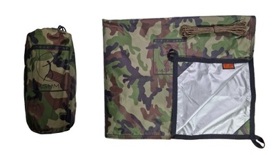 Płachta biwakowa BUSHMEN THERMO-Tarp 3x3 camo