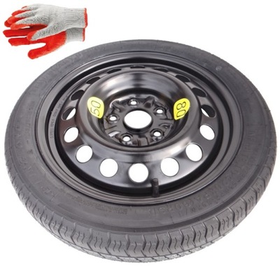 NUEVO RUEDA RUEDA DE RECAMBIO 125/70 R16 SKODA OCTAVIA II (2004-2014)  