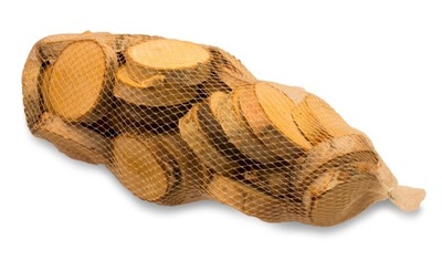 Plastry drewna, drewniane 4-6 cm, BRZOZA - 0,3 kg