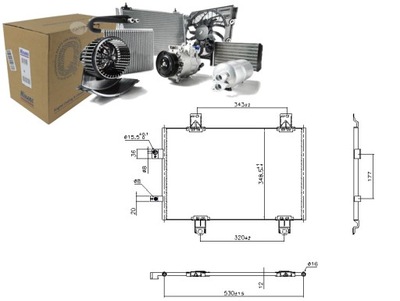 КОНДЕНСАТОР КОНДЕНСАТОР КОНДИЦИОНЕРА NISSENS 941174 MAZDA CX-3 1.5D 15-