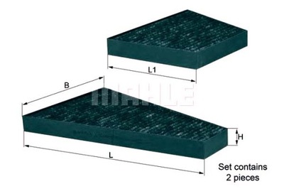 Mahle фильтр салонный bentley continental flying sp фото №1