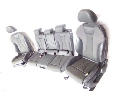 Комплект сидіння заднє сидіння напівшкіра audi a3 8v 3d hb s-line sline фото №1