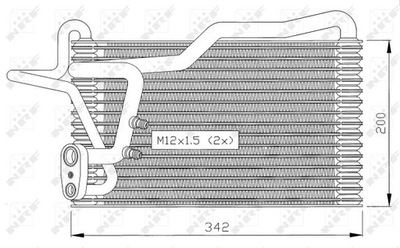 GARINTUVO KONDICIONAVIMO AUDI 80 91- 