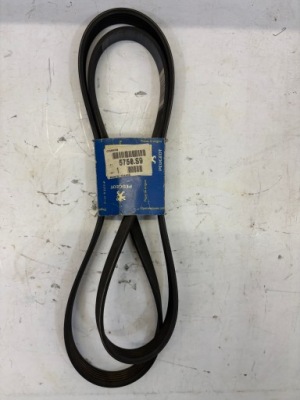 Ремінь клиновий 6 pk 1605 багатореберний peugeot оригінальний номер 5750s9 фото №1