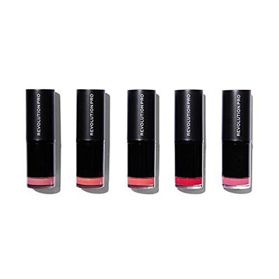 REVOLUTION PRO SET OF FIVE PINK LIPSTICKS ( LIPS T