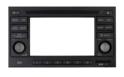 Панель рамка навигации радио nissan juke cube micra фото №1