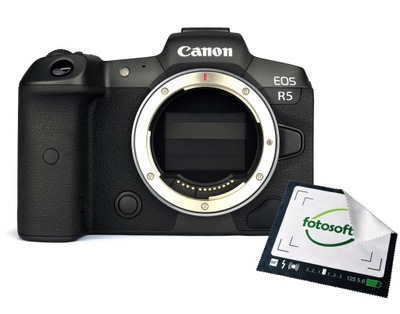 Aparat fotograficzny Canon EOS R5 korpus czarny