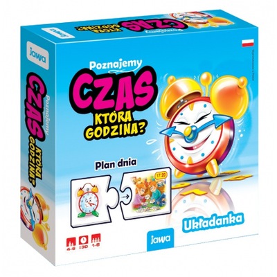 Puzzle edukacyjne Poznajemy czas Jawa