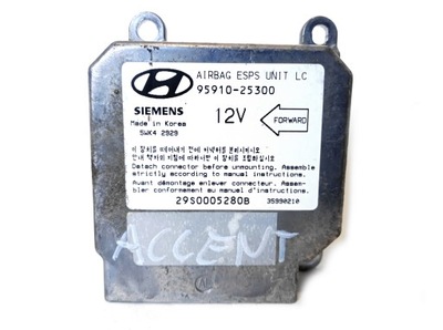 Модуль датчик подушка безопасности hyundai accent 9591025300 фото №1