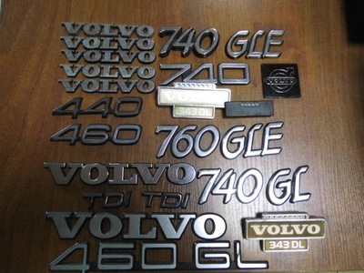 VOLVO 740 940 340 440 INSIGNIA EMBLEMA INSCRIPCIÓN  