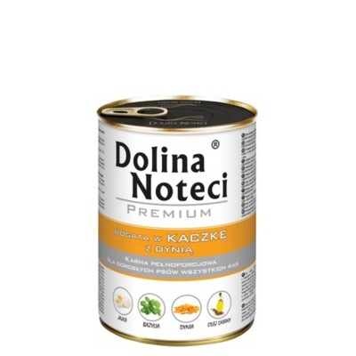 Dolina Noteci Premium Bogata w Kaczkę z Dynią 400g