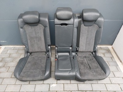 Audi q5 80a сиденья заднее сиденье спинка салон задняя алькантара фото №1