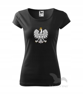 Koszulka damska POLSKA patriotyczna godło orzeł