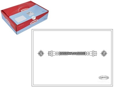 CORTECO CABLE DE FRENADO FLEXIBLES MITSUBISHI  