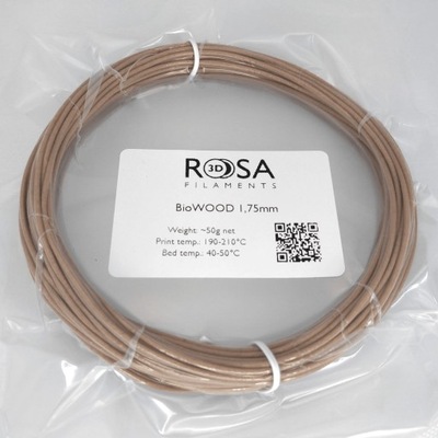 Filament BioWOOD Rosa3D Wood Drewno 50g