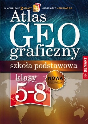 ATLAS GEOGRAFICZNY SZKOŁA PODSTAWOWA 5-8 2023/2024 DEMART