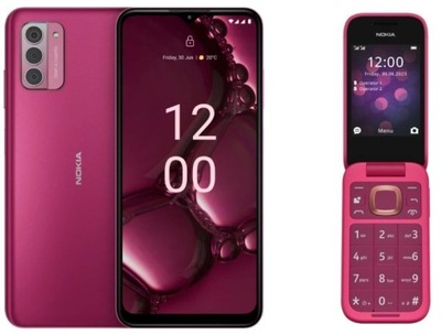 Nokia G42 5G 6/128GB Różowy + Nokia 2660 TA-1469 Różowy