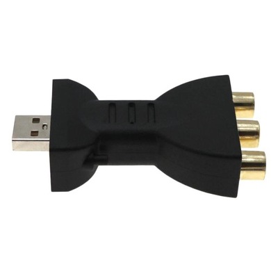 USB męski na 3 żeński adapter audio