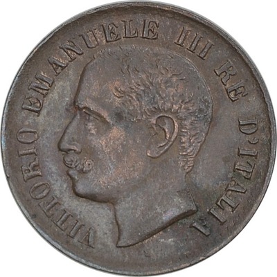 6.WŁOCHY, VITT.EMANUEL III, 1 CENTESIMO 1904