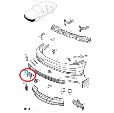 Крышка проушина буксировочный opel omega b оригинальный номер 9143045 фото №1