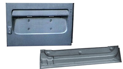 Двері ліва задня комплект 50cm sprinter vw lt 95-06 фото №1