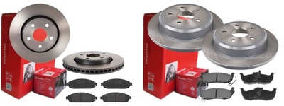 Гальмівні диски гальмівні колодки p+t brembo jeep commander фото №1