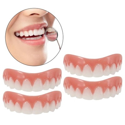 Idealnie uśmiechnięte zęby Fałszywe licówki na zęby
