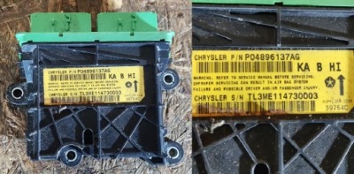 Модуль подушка безопасности dodge nitro p04896137ag гарантия фото №1