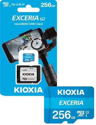 Karta pamięci microSD KIOXIA 256GB UHS U1 adapter