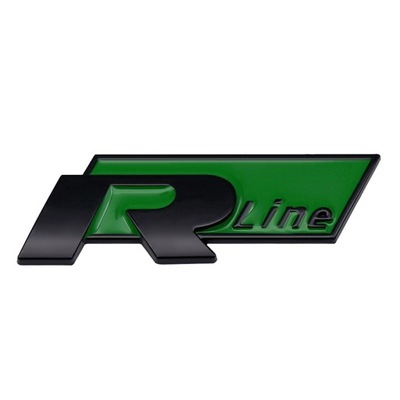 R-LINE EMBLEMA VOLKSWAGEN INSIGNIA PARA SANTANA POLO PASSAT SHARAN 7.1X2.4CM  