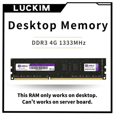 Pamięć RAM do komputerów stacjonarnych DDR3 4G 1333 MHz