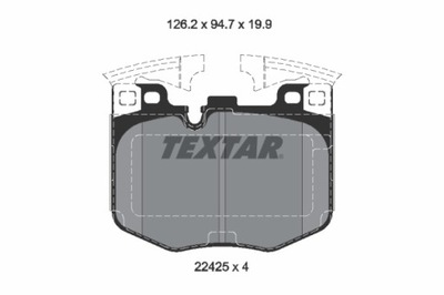 ZAPATAS DE FRENADO TEXTAR 2242501  