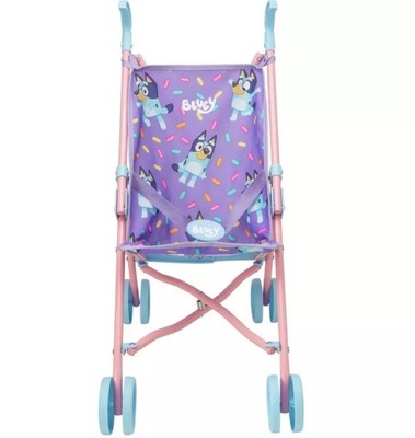 Wózek dla lalek BLUEY Zabawka Spacerówka Składany Kreatywna Zabawa 53cm