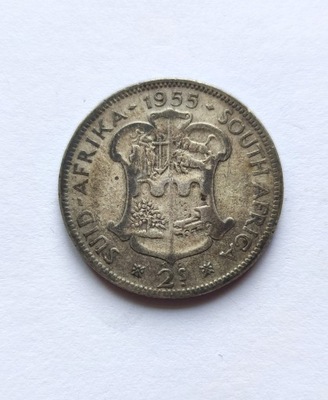 RPA, Elżbieta II, 2 szylingi 1955