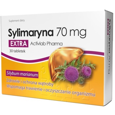 ACTIVLAB SYLIMARYNA 70mg 30tab WĄTROBA TRAWIENIE