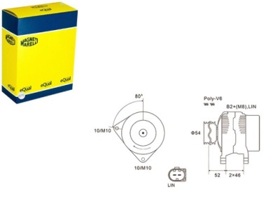 Генератор ford maz magneti marelli фото №1