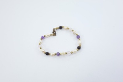 S8 Kolorowa bransoletka z pereł perłami kamieniami