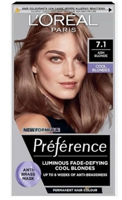 L'oreal Preference farba do włosów 7.1