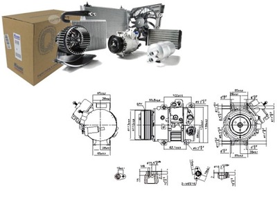 COMPRESOR DE ACONDICIONADOR LEXUS GS IS II LS 4.6 5.0 04.06- NISSENS  