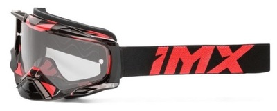 GAFAS MOTOCICLETA IMX RACING DUST ROJO POLYSK/CZARNY ZDYMIONA + LIMPIO  