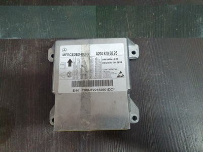 Mercedes w204 блок керування модуль подушок подушка безпеки фото №1