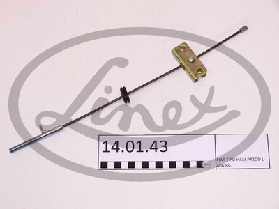 Трос гальма ручного alfa romeo 155 92- перед фото №1