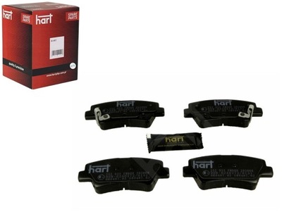 Гальмівні колодки гальмівні задня hyundai i40 11- hart фото №1