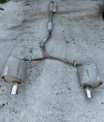 Гасник вихлоп комплект subaru ascent фото №1