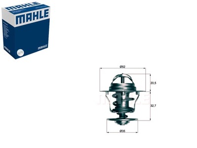 MAHLE TERMOSTATAS FORD C-MAX 1.8 TDCI (DM2) 