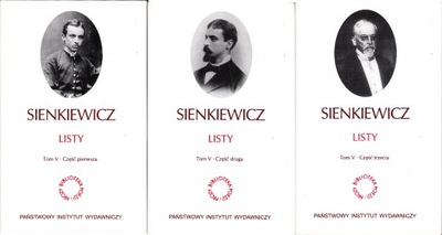 Listy Henryk Sienkiewicz tom V część 1-3